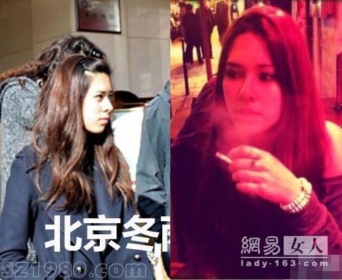 姜文混血女儿姜一郎吸烟照曝光 揭明星大腕子女私房照