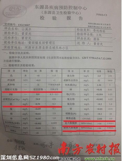 河源东源县自来水流出黄鳝 纪委介入调查