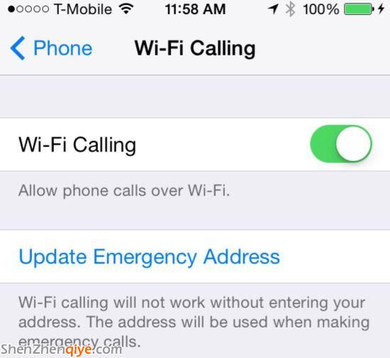 新版iOS8测试新功能：可WiFi通话