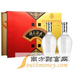 52°五粮液股份公司锦上添花兴典礼盒500ml*2