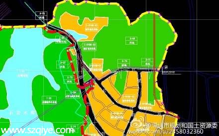 深圳地铁6号线宝安段用地选址范围公示