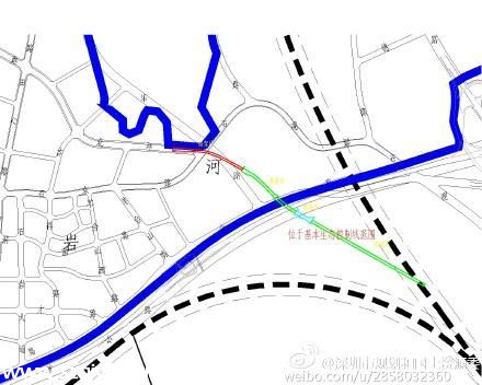 深圳地铁6号线宝安段用地选址范围公示