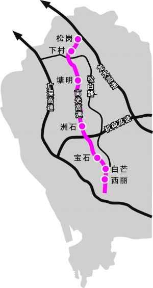 南光高速公路地图指引