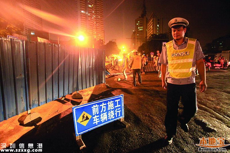 深圳南山港前路月亮湾大道至沿山路段将封闭