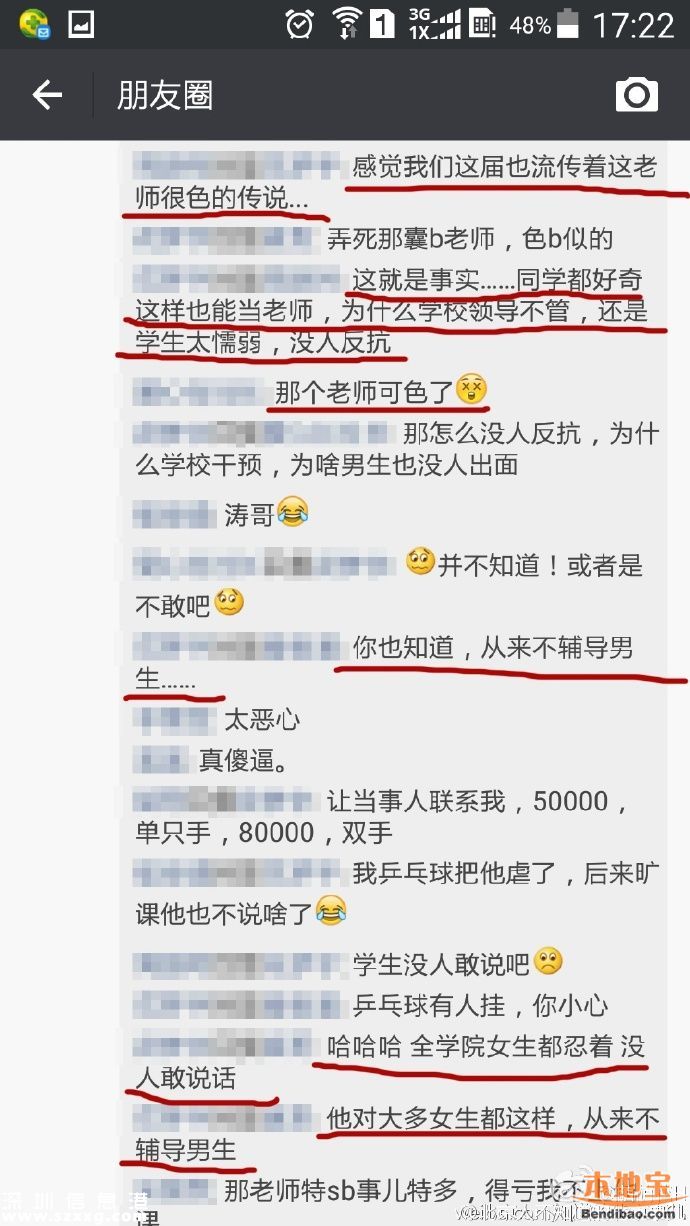 网曝高校体育老师骚扰女学生 没人敢反抗(图)