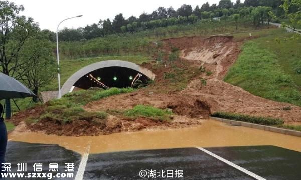 武汉一围墙疑因暴雨倒塌致8人遇难，一隧道入口发生山体滑坡