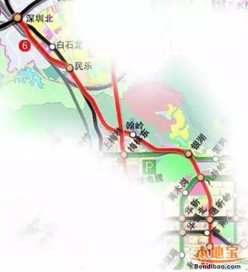 深圳地铁6号线二期主体工程全面展开 翰林站开建