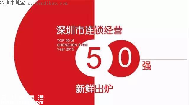 深圳连锁经营50强企业 深圳连锁品牌专卖30强名单