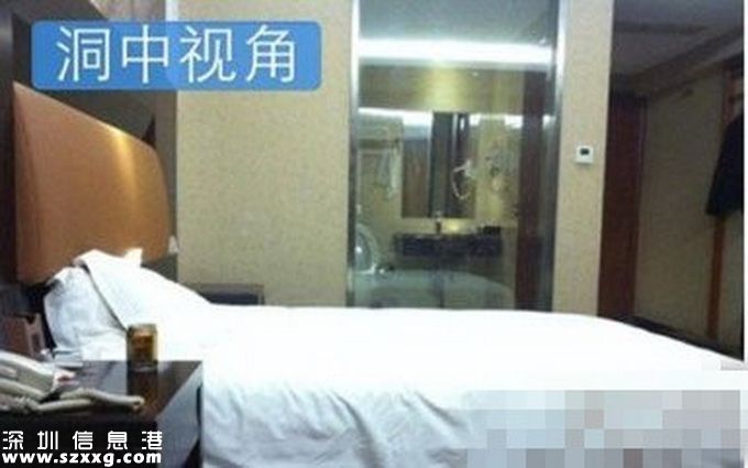 酒店摄像头对床铺 女住客穿衣睡觉画面全程被拍